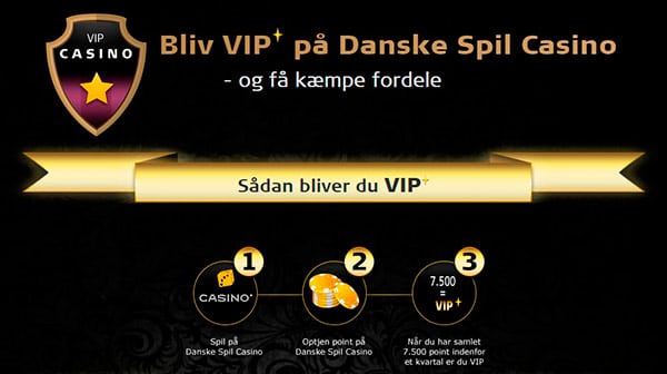Bliv VIP på Danske Spil Casino